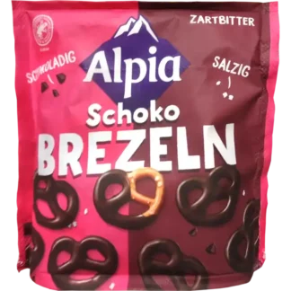 Alpia Bretzels Salés au Chocolat Noir 140g