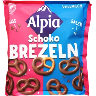 Alpia Bretzels Salés au Chocolat au Lait 140g
