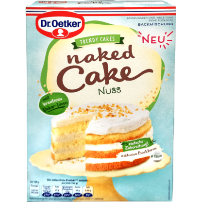 Dr. Oetker Naked Cake Hazelnut Baking Mix