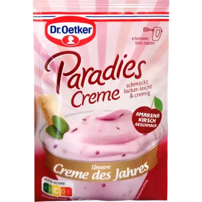 Dr. Oetker Crème Paradis Saveur Amarena-Cerise