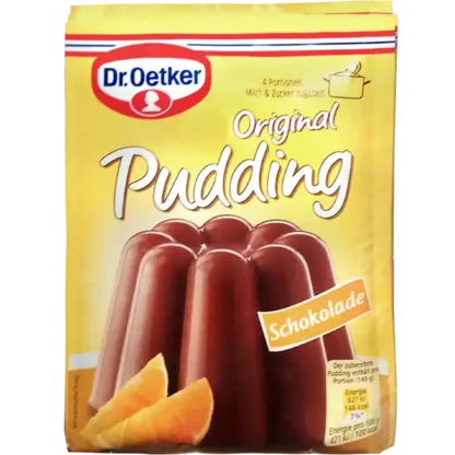 Dr. Oetker Pudding Original Chocolat, paquet de 3