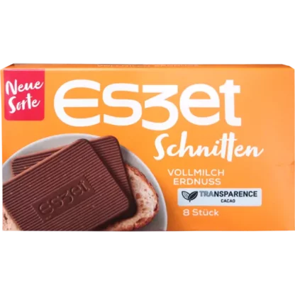 Eszet Schnitten Chocolat au lait cacahuète 75g
