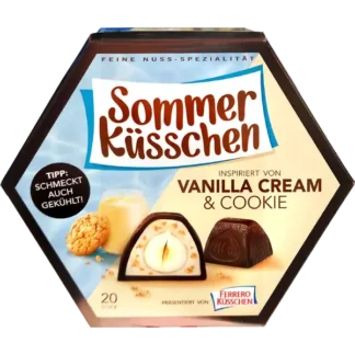 Ferrero Summer Küsschen Vanillecreme & Cookie 180g