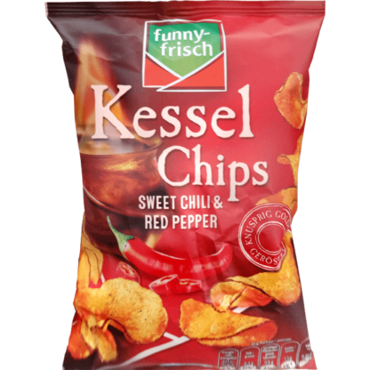 Funny-Frisch Kessel Chips - Sweet Chili & Red Pepper 120g