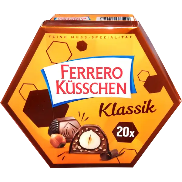 Ferrero Küsschen Dark & Milk Chocolate Bites classic hazelnut, 20 Ct, 178 g