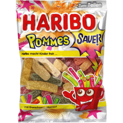 Haribo Saure Pommes - Sour French Fries 175g