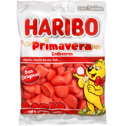 HARIBO Primavera Erdbeeren - Strawberries 200g