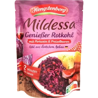 Hengstenberg Mildessa Red Cabbage with Port Wine and Cranberries 400g