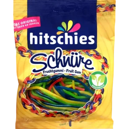 Hitschies Schnüre in 4 Farben 125g