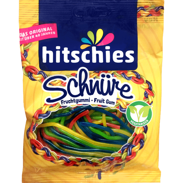 hitschies Gommes aux Fruits Cordes Colorées 125g / 4.4 oz