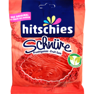 Hitschies Schnüre - Strawberry Jelly Cords 125g