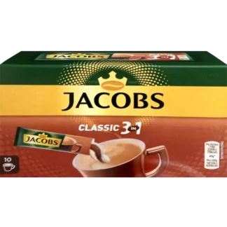 Jacobs Classic Bâtonnets de Café Instantané 3en1