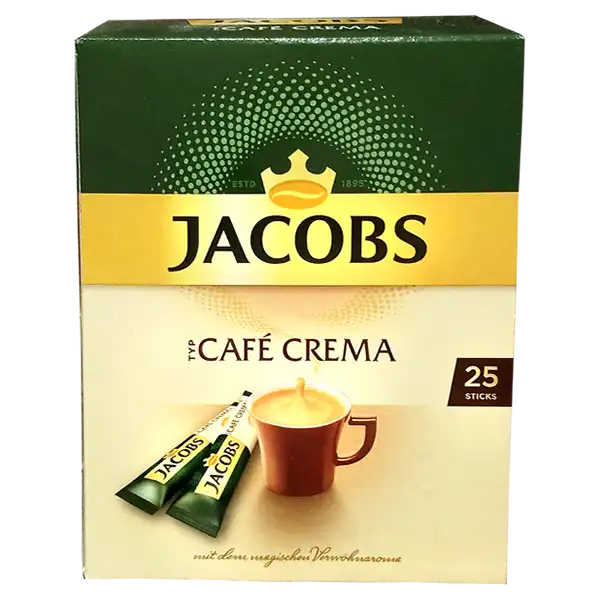 Jacobs Typ Café Crema Instant Coffee 25 Sticks from Germany