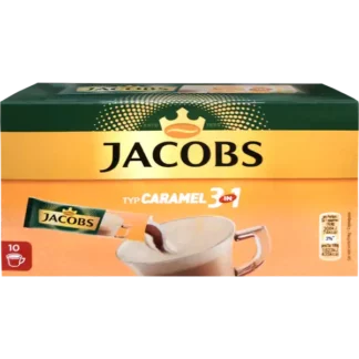 Jacobs Caramel Bâtonnets de Café Instantané 3en1