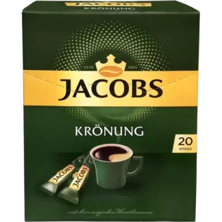 Jacobs Kroenung Café Instantané 20 Bâtonnets