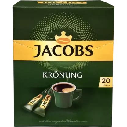 Jacobs Kroenung Café Instantané 20 Bâtonnets