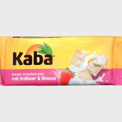 Kaba Chocolate blanco con fresa & efervescencia