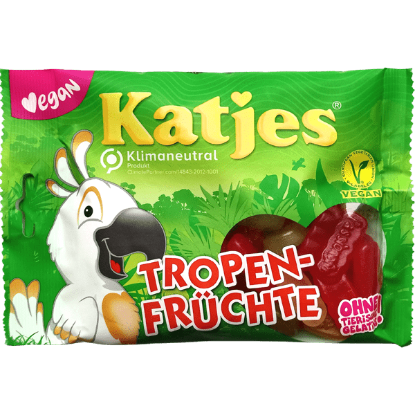 Bonbons Vegan - Perroquets - Fruit Tropicaux 200g
