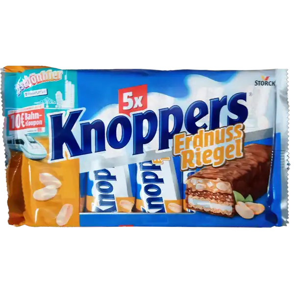 Knoppers, Biscuit, Knoppers 5-Pack, 125 gr