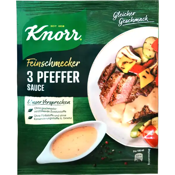 Sauce aux trois poivres Knorr