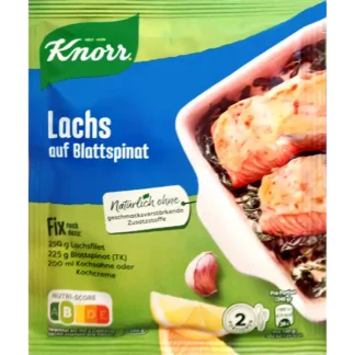 Knorr Fix for Salmon on Leaf Spinach