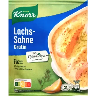 Knorr Fix für Lachs-Sahne-Gratin