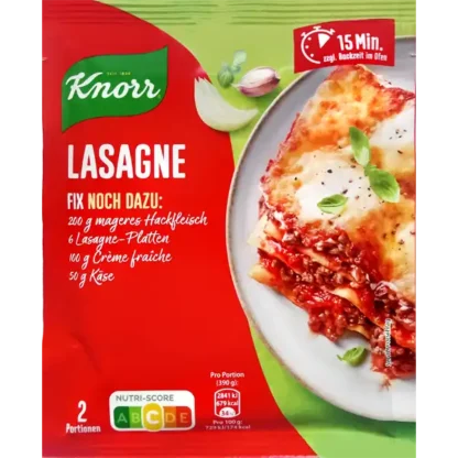 Knorr Fix für Lasagne