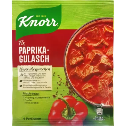 Knorr Fix für Paprikagulasch