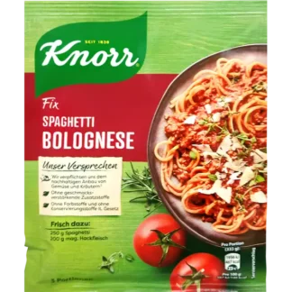 Knorr Fix für Spaghetti Bolognese