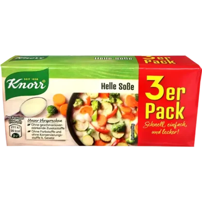 Knorr Salsa Blanca, paquete de 3