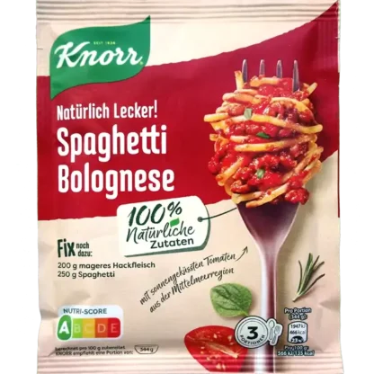 Knorr Natürlich Lecker Spaghetti Bolognese