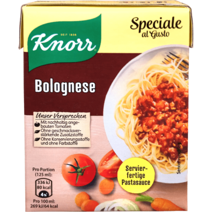 Knorr Speciale al Gusto Salsa Boloñesa 370g