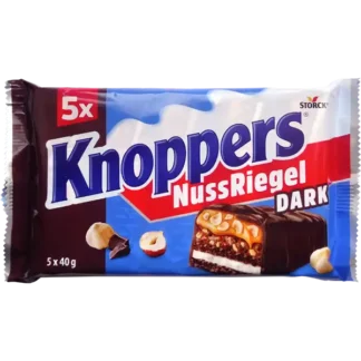 Knoppers Barras de Nueces Chocolate Oscuro Paquete de 5