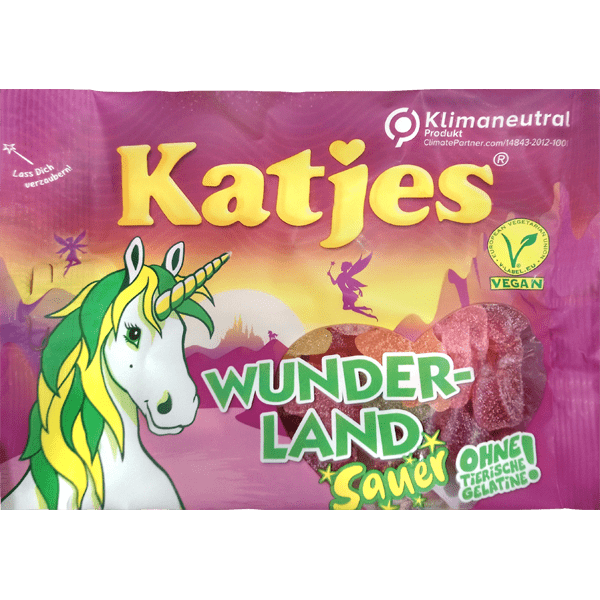 Direct niet zeven Katjes Sour Wonderland 200g - German Foods