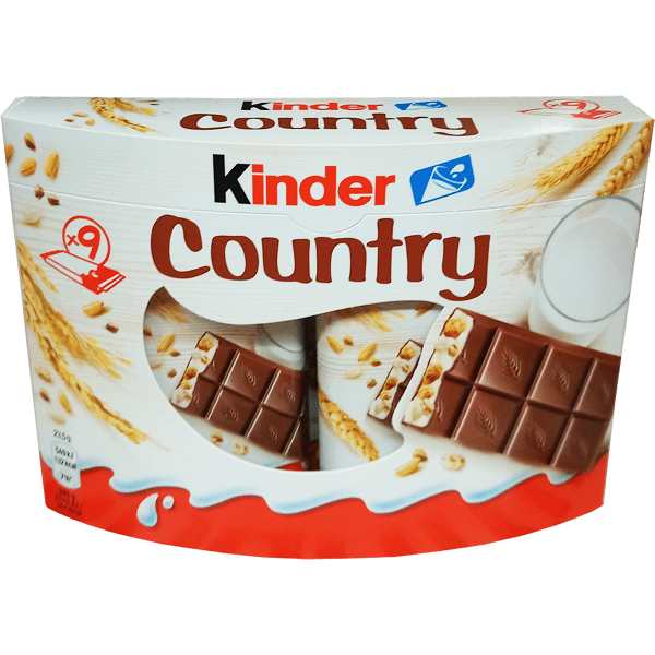 Ferrero Kinder Country Milk & Cereal Chocolate Bar