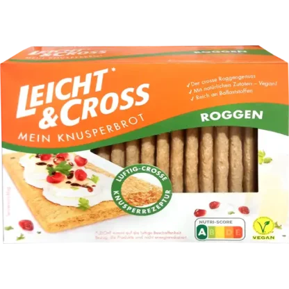 Leicht & Cross Roggen - Crispy Rye Bread 125g