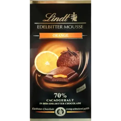 Lindt Edelbitter Mousse Orange 150g