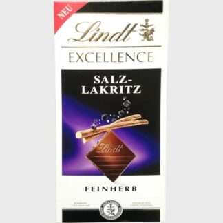 Lindt Excellence Salty Licorice 100g