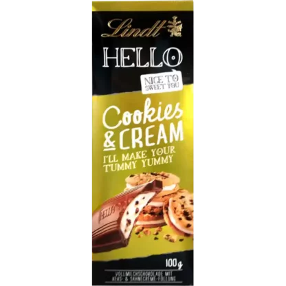 Lindt HELLO Cookies & Cream 100g