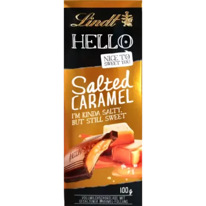 Lindt HELLO Caramelo Salado 100g