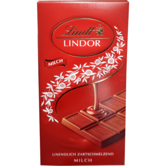 Lindt Lindor - Milk Chocolate Bar 100g