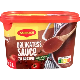 Maggi Delikatess-Sauce zu Braten ergibt 3 Liter