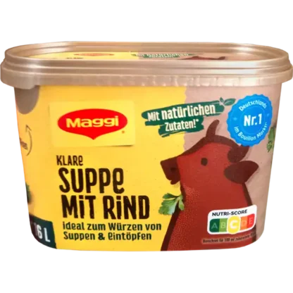 Maggi Sopa Clara con Carne de Res - Rinde 16 Litros