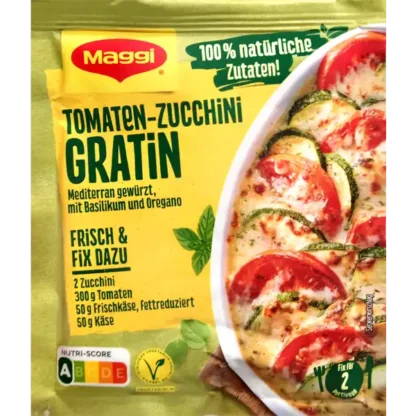 Maggi Fix for Tomato Zucchini Gratin