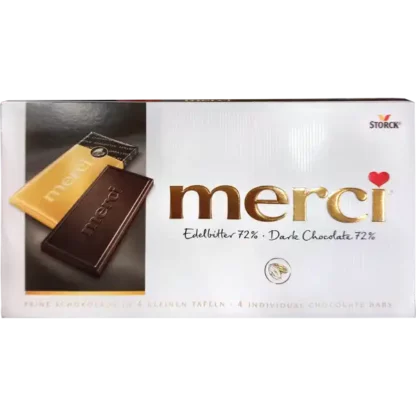 merci Chocolate Bars - Dark Chocolate 72% 100g
