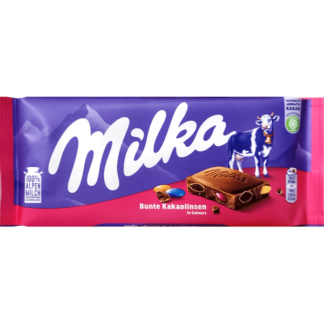 Milka Bunte Kakaolinsen - Cocoa Dragees 100g