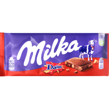 Milka & Daim Chocolate Bar 100g