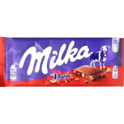 Milka & Daim Chocolate Bar 100g