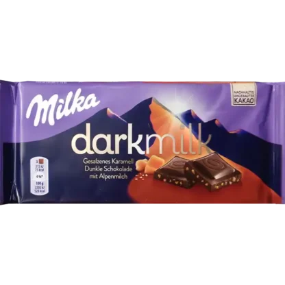 Milka DARK MILK Salted Caramel Chocolate 85g