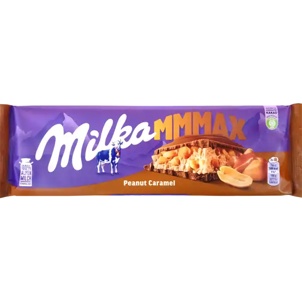276g Milka Deutsche - MMMAX Schokoladen Erdnuss-Karamell